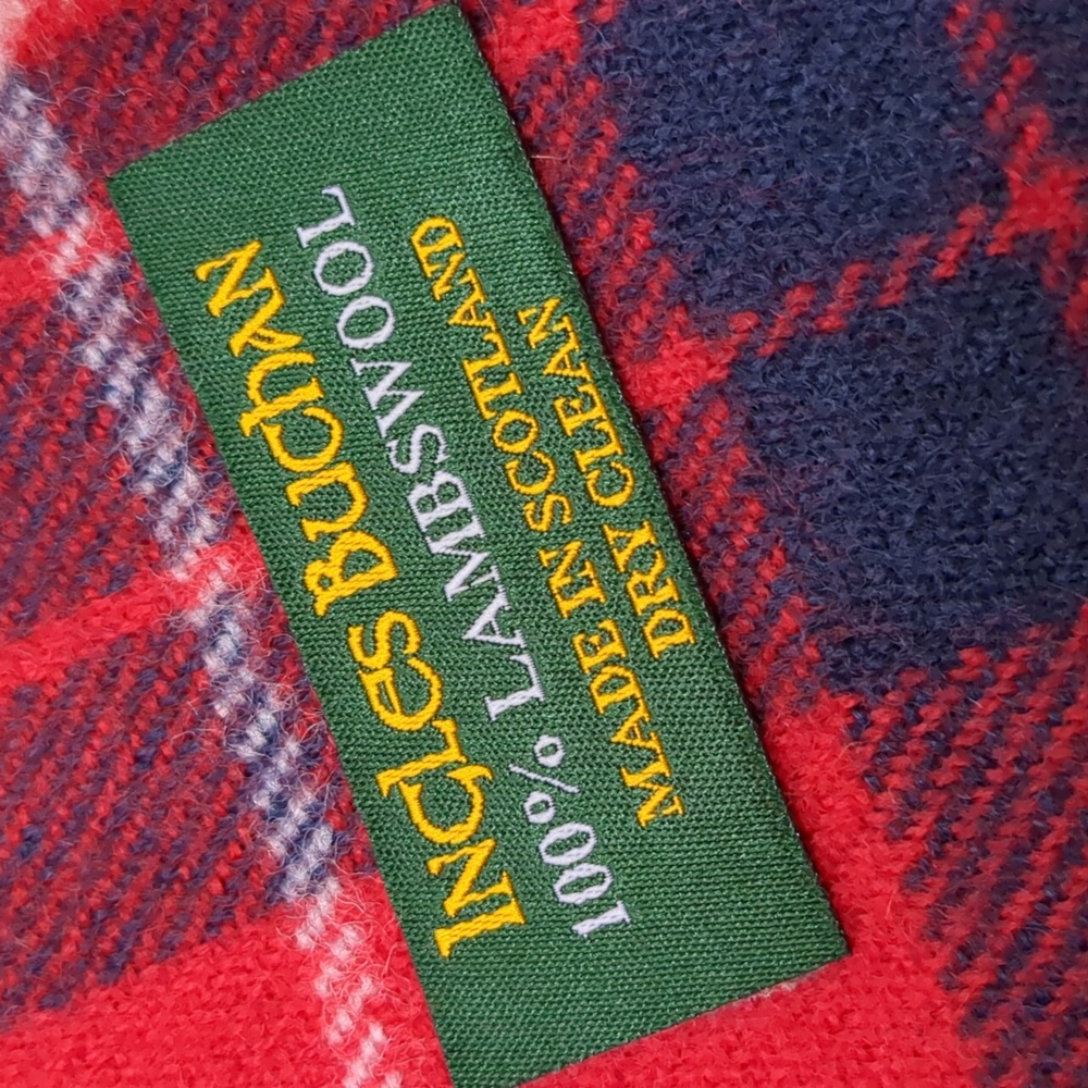 Ingles Buchan Hamilton Clan Lambswool Scarf - Picture 2 of 3